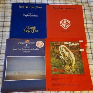 Lot of 4 70s/80s Soundtrack piano sheet music